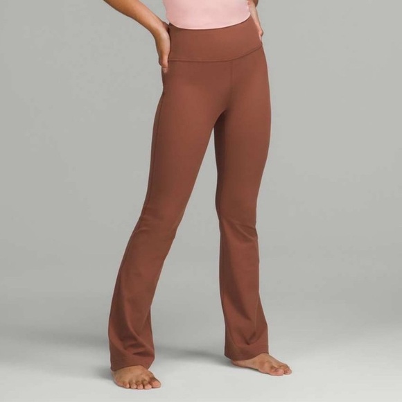 Lululemon Groove Pant Super High Rise Flared Pants Ancient Copper 12 Nwt - Picture 1 of 10